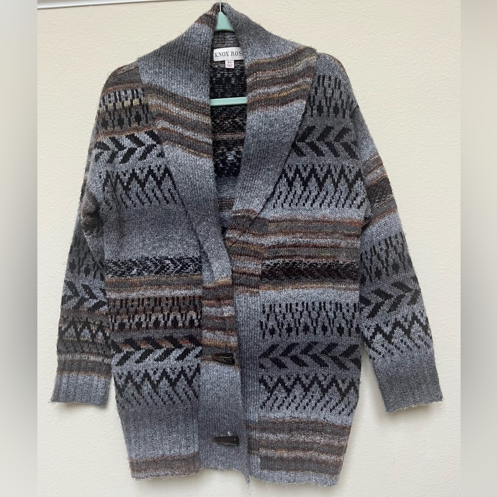 Knox Rose Cozy Cardigan Sweater, XS
